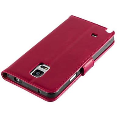 Samsung Galaxy NOTE 4 Plånboksfodral Skal (Röd)