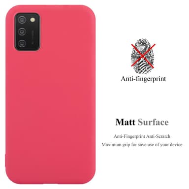 Skal Samsung Galaxy A02s Fodral Case (Röd)