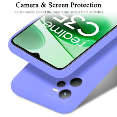 Realme C35 / Narzo 50A PRIME Skal Fodral Case (Lila)