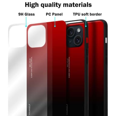 iPhone 15 Skal Fodral Case (Svart)