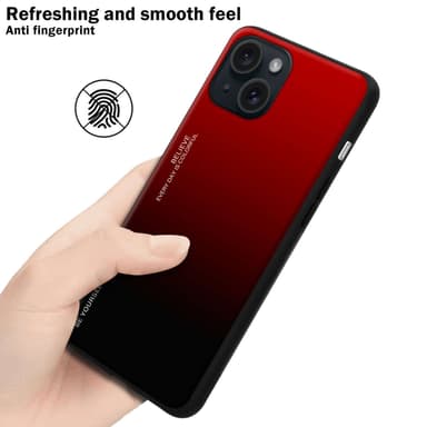 iPhone 15 Skal Fodral Case (Svart)