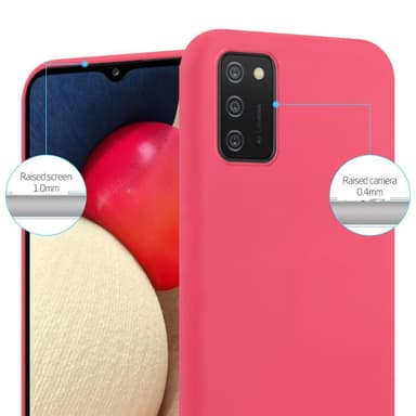 Skal Samsung Galaxy A02s Fodral Case (Röd)
