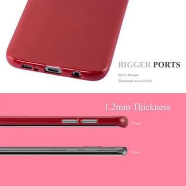 Samsung Galaxy S7 EDGE Skal Fodral Case (Röd)