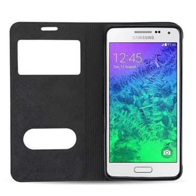 Samsung Galaxy ALPHA Plånboksfodral Skal (Brun)