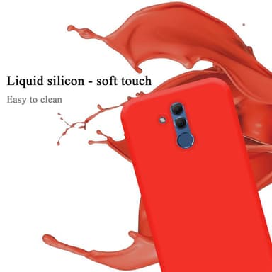 Huawei MATE 20 LITE Skal Fodral Case (Röd)