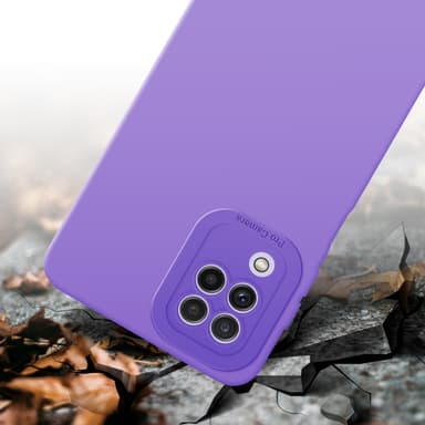 Samsung Galaxy A22 4G Skal Fodral Case (Lila)