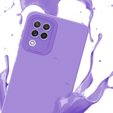 Samsung Galaxy A22 4G Skal Fodral Case (Lila)