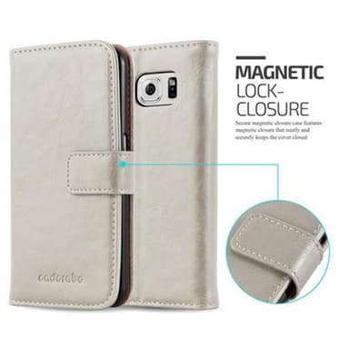 Samsung Galaxy S6 Plånboksfodral Skal (Brun)
