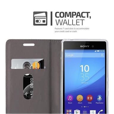 Sony Xperia M4 AQUA Plånboksfodral Skal (Blå)