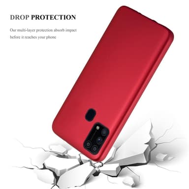 Skal Samsung Galaxy M31 Fodral Case (Röd)