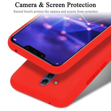 Huawei MATE 20 LITE Skal Fodral Case (Röd)