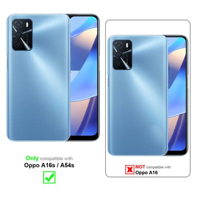 Oppo A16s / A54s Skal Fodral Case (Svart)