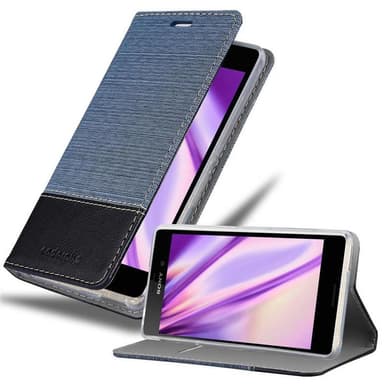 Sony Xperia M4 AQUA Plånboksfodral Skal (Blå)
