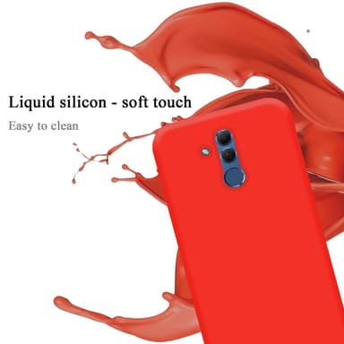 Huawei MATE 20 LITE Skal Fodral Case (Röd)