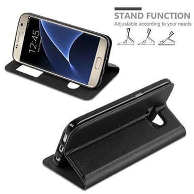 Samsung Galaxy S7 Plånboksfodral Skal (Svart)