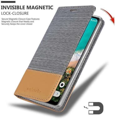 Xiaomi Mi CC9 Plånboksfodral Skal (Grå)