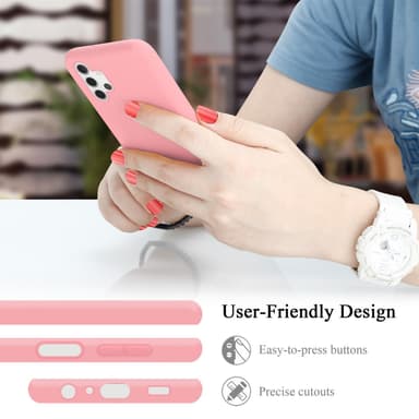 Samsung Galaxy A32 5G Skal Fodral Case (Rosa)