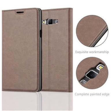 Samsung Galaxy A7 2015 Skal Fodral Case (Brun)