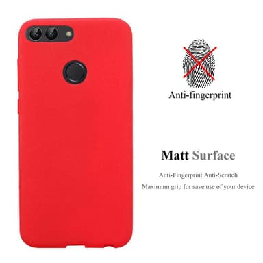 Skal Huawei P SMART 2018 / Enjoy 7S Fodral Case (Röd)