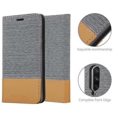 Xiaomi Mi CC9 Plånboksfodral Skal (Grå)