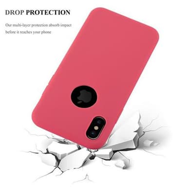 Skal iPhone X / XS Fodral Case (Röd)