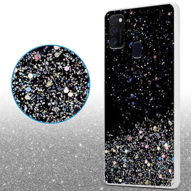 Samsung Galaxy M21 / M30s Skal Fodral Case (Svart)