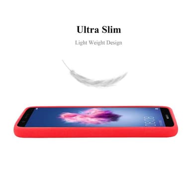Skal Huawei P SMART 2018 / Enjoy 7S Fodral Case (Röd)