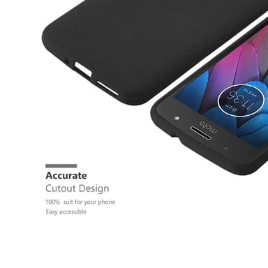 Skal Motorola MOTO G5S Fodral Case (Svart)