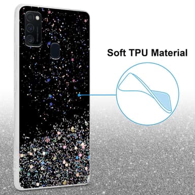 Samsung Galaxy M21 / M30s Skal Fodral Case (Svart)