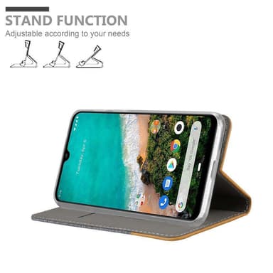 Xiaomi Mi CC9 Plånboksfodral Skal (Grå)