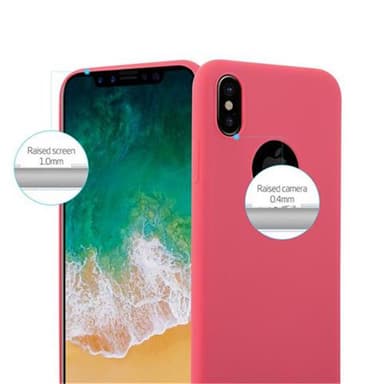 Skal iPhone X / XS Fodral Case (Röd)