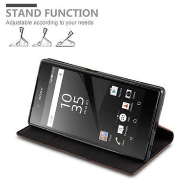 Sony Xperia Z5 Skal Fodral Case (Brun)
