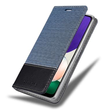Samsung Galaxy A22 5G Plånboksfodral Skal (Blå)