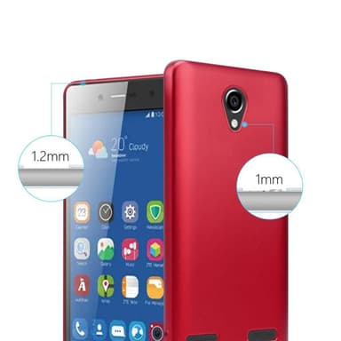 Skal ZTE Blade L7 Fodral Case (Röd)