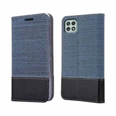 Samsung Galaxy A22 5G Plånboksfodral Skal (Blå)
