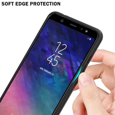 Samsung Galaxy A6 PLUS 2018 Skal Fodral Case (Svart)