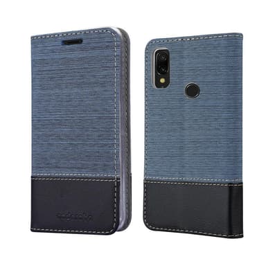 Xiaomi RedMi 7 Plånboksfodral Skal (Blå)