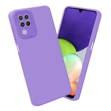 Samsung Galaxy A22 4G Skal Fodral Case (Lila)