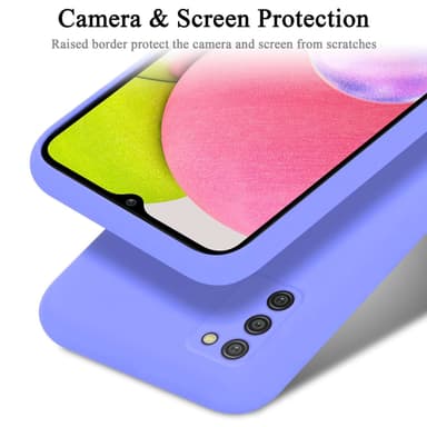Samsung Galaxy A03s Skal Fodral Case (Lila)