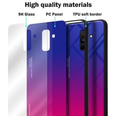 Samsung Galaxy A6 PLUS 2018 Skal Fodral Case (Svart)