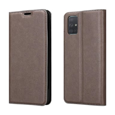 Samsung Galaxy A71 5G Skal Fodral Case (Brun)