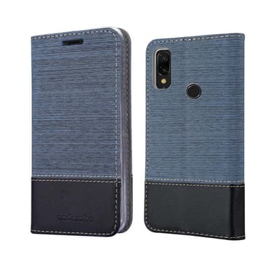 Xiaomi RedMi 7 Plånboksfodral Skal (Blå)