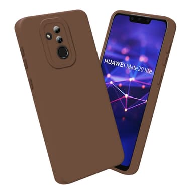 Huawei MATE 20 LITE Skal Fodral Case (Brun)