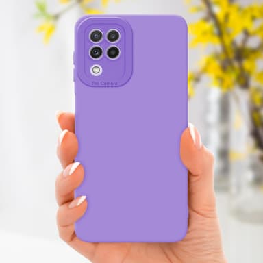 Samsung Galaxy A22 4G Skal Fodral Case (Lila)