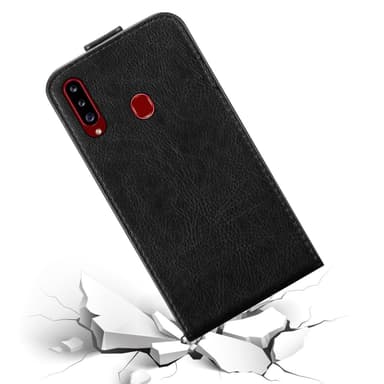 Samsung Galaxy A20s Flipfodral Skal (Svart)