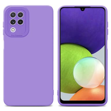 Samsung Galaxy A22 4G Skal Fodral Case (Lila)