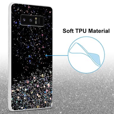 Samsung Galaxy NOTE 8 Skal Fodral Case (Svart)