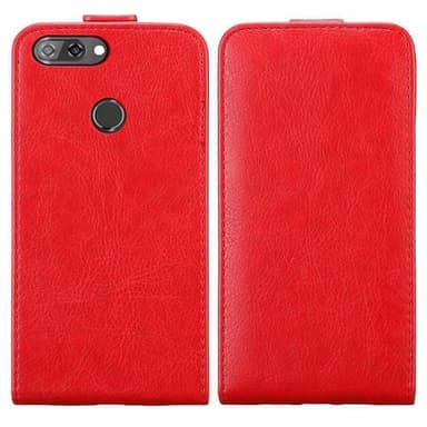 ZTE Blade V9 Flipfodral Skal (Röd)
