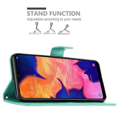 Samsung Galaxy A10 / M10 Plånboksfodral Skal (Turkos)