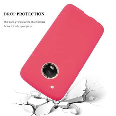 Skal Motorola MOTO G5 PLUS Fodral Case (Röd)